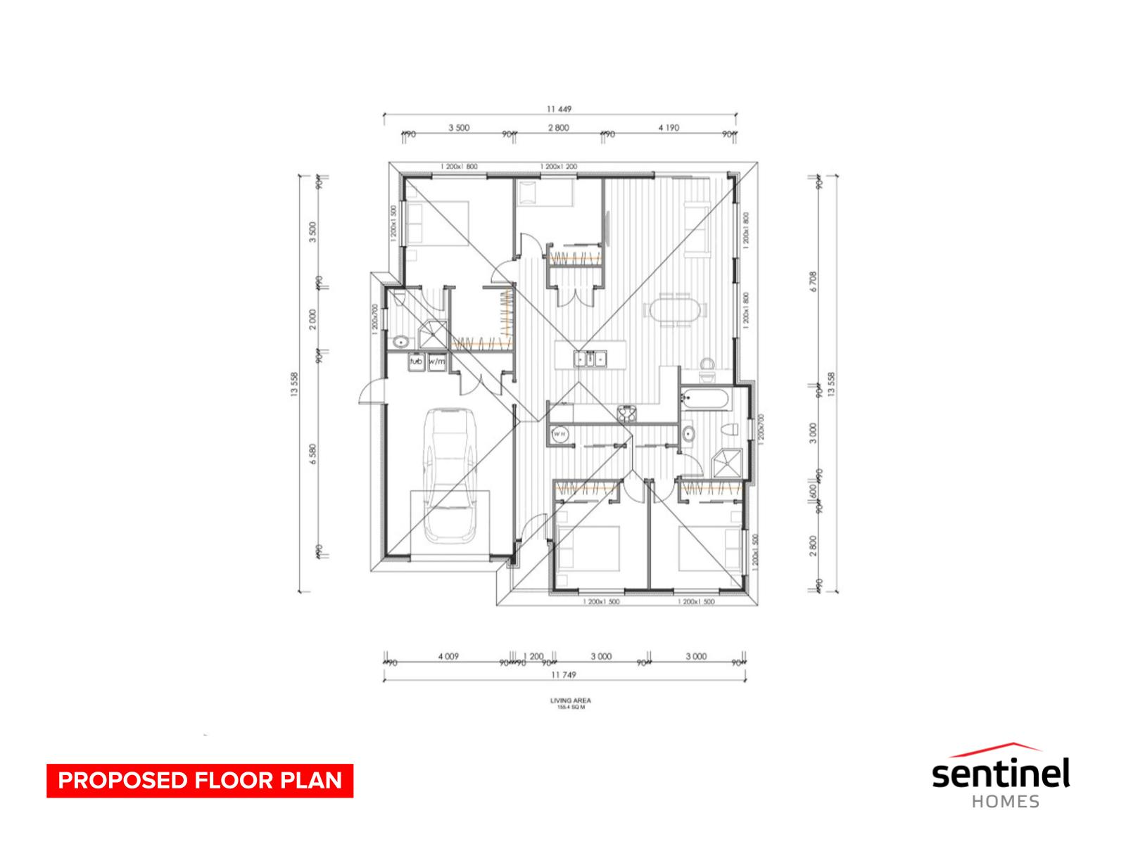 H&L Land packages – Kensington floor plan