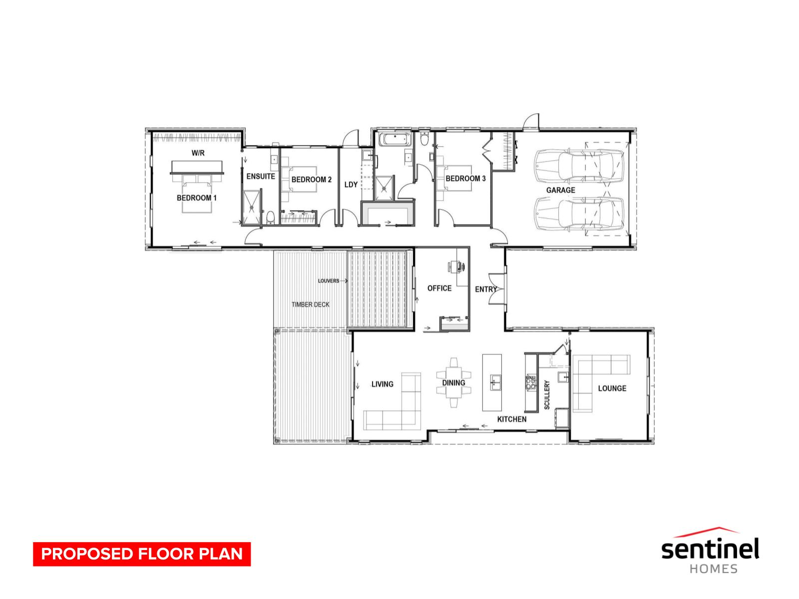 Austin Road – H&L package floor plan