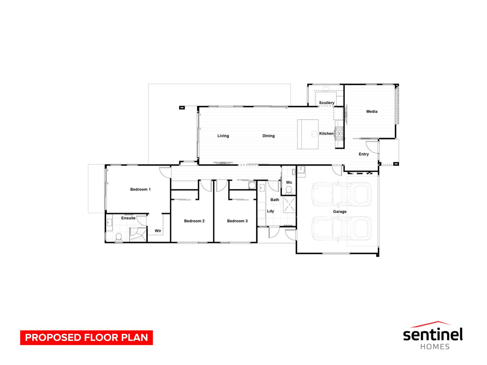 Modern Style in TA floor plan