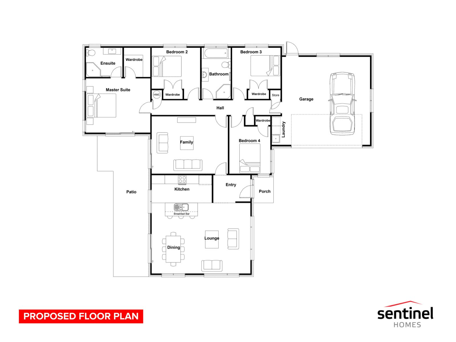 Modern Living at Te Awa Rise floor plan