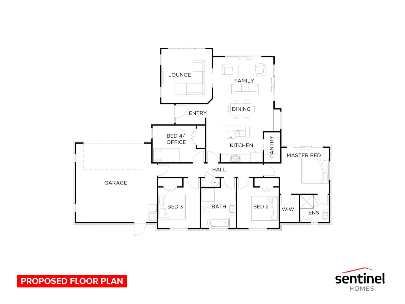 Family Defined floor plan