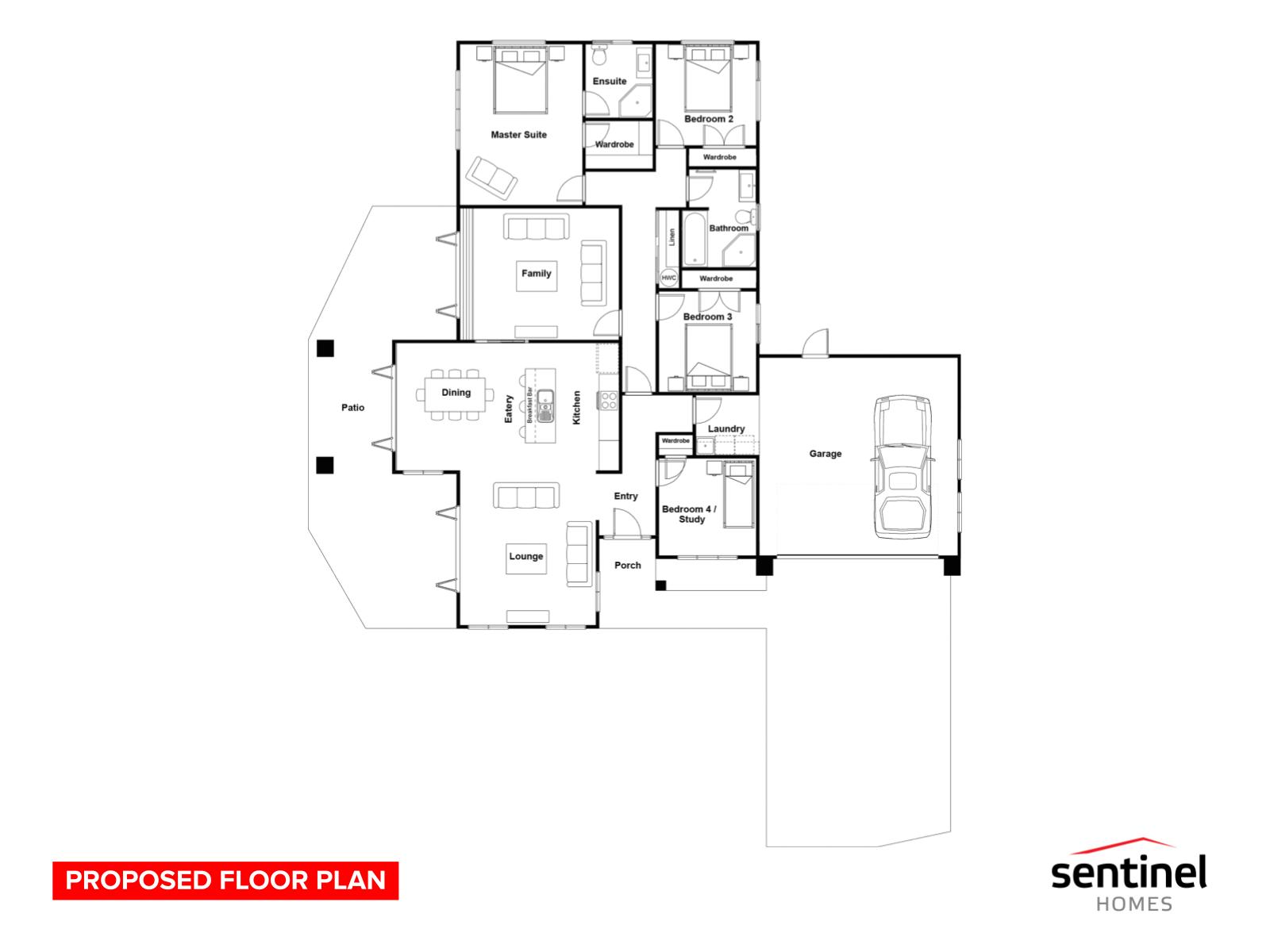 Secluded Sanctuary floor plan