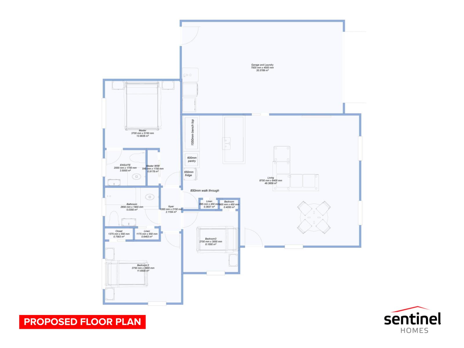 Modern Living in Puru Park floor plan