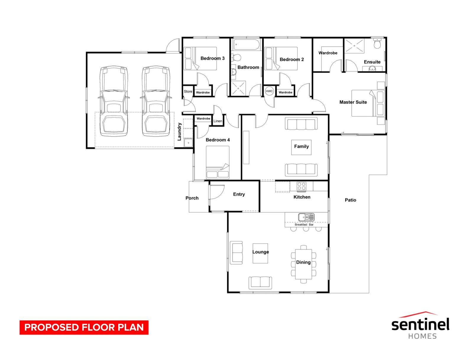 Absolute Water’s Edge floor plan