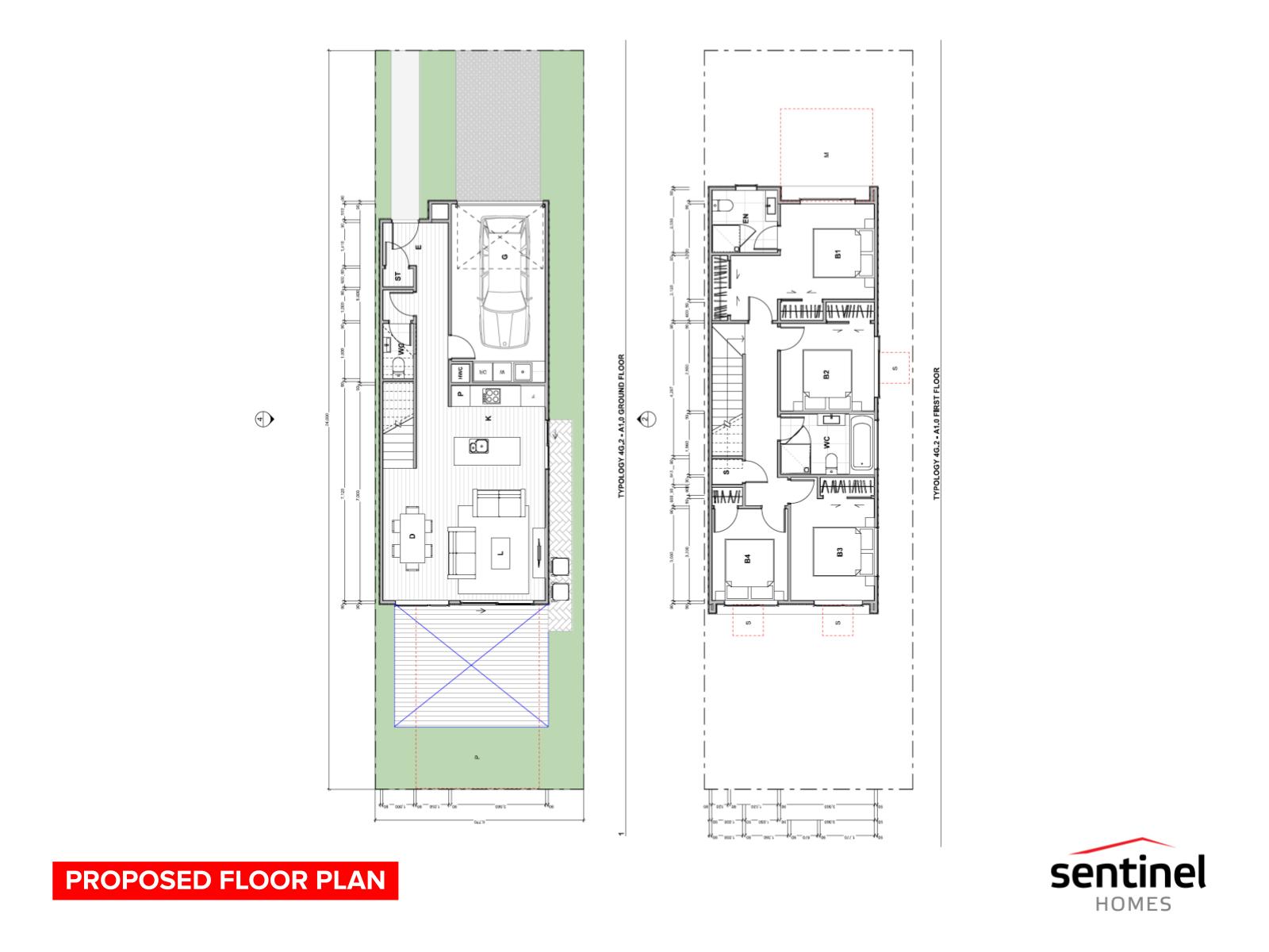 Architectural House and Land floor plan