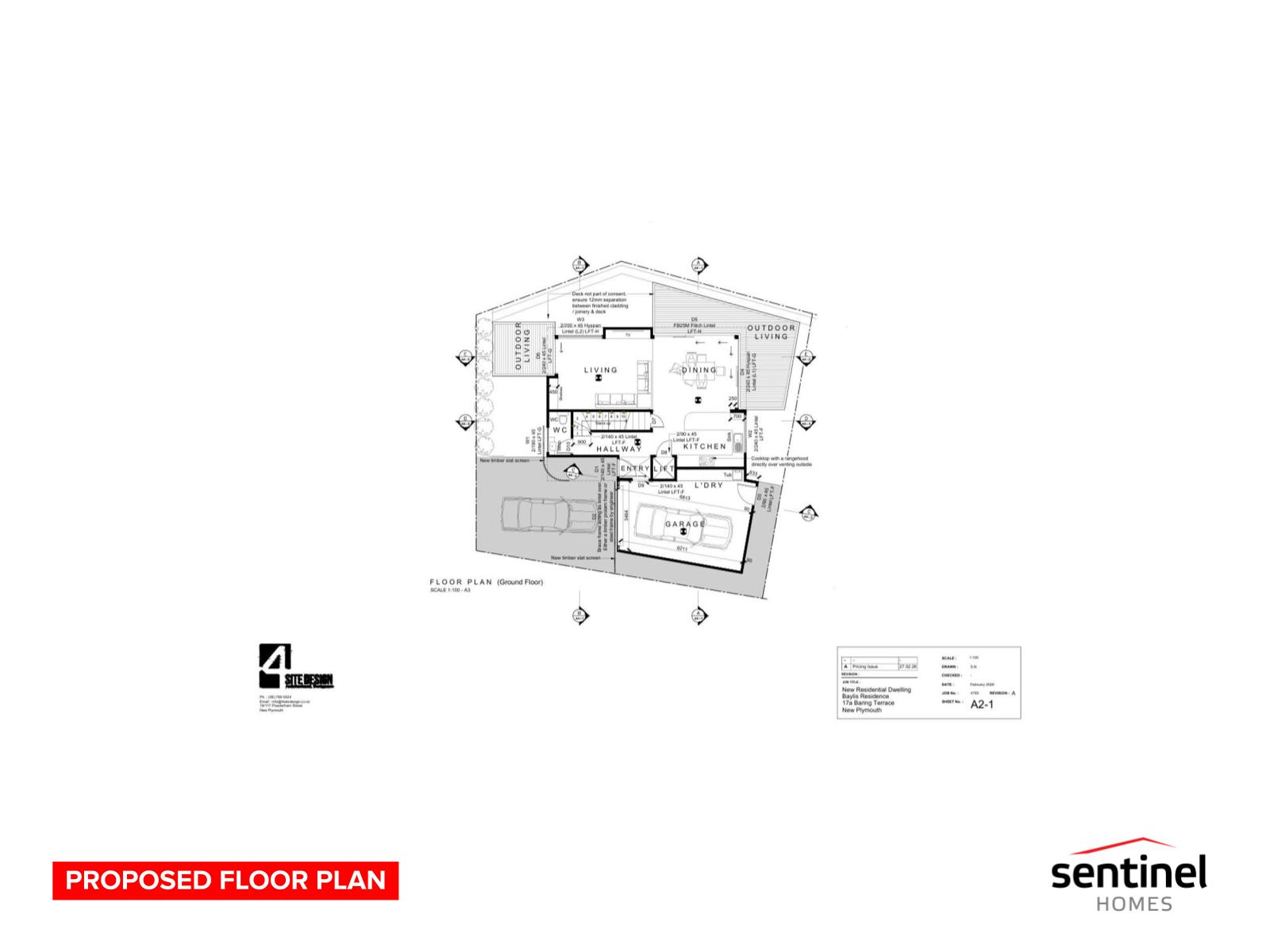 Executive 2 Storey Townhouse floor plan