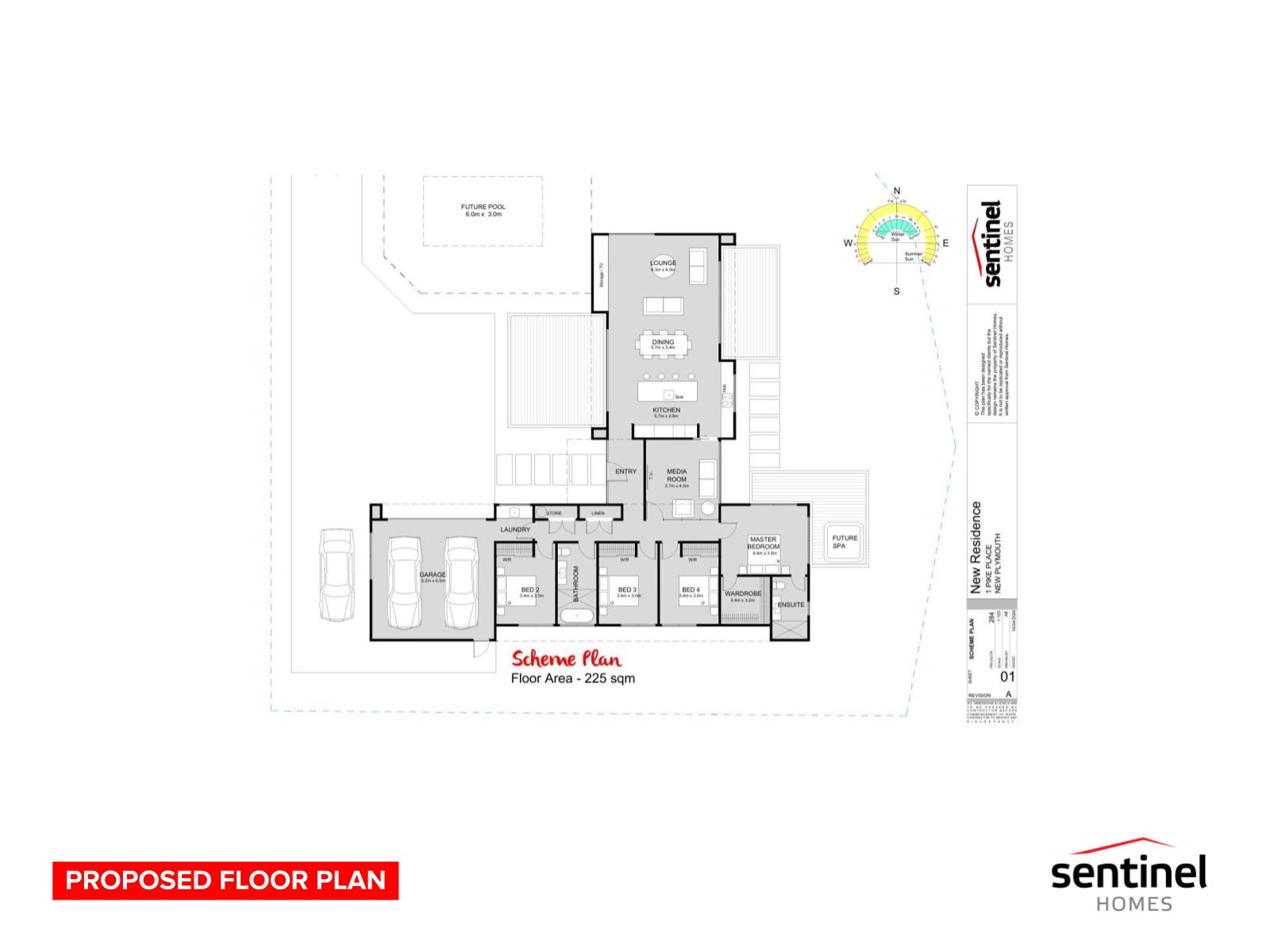 1 Pike Place – Exclusive 4 Bed floor plan